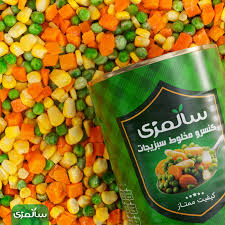 فروش اینترنتی کنسرو سبزیجات مخلوط 420 گرمی + قیمت عمده